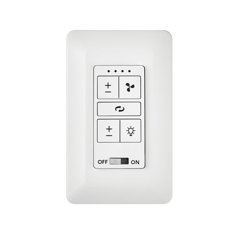 Wall Control from the Wall Control 4 Speed Dc Collection in White Finish by Hinkley