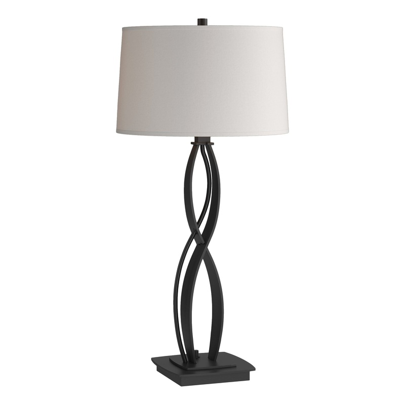 Almost Infinity Table Lamp Black Flax Shade (SE)