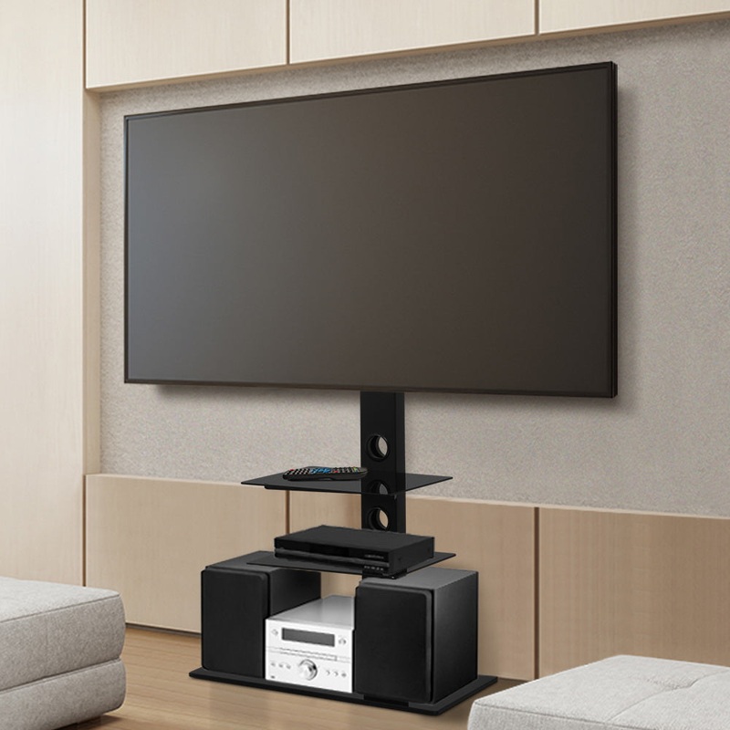 Artiss TV Stand Mount Bracket for 32″-70″ LED LCD 3 Tiers Storage Floor Shelf