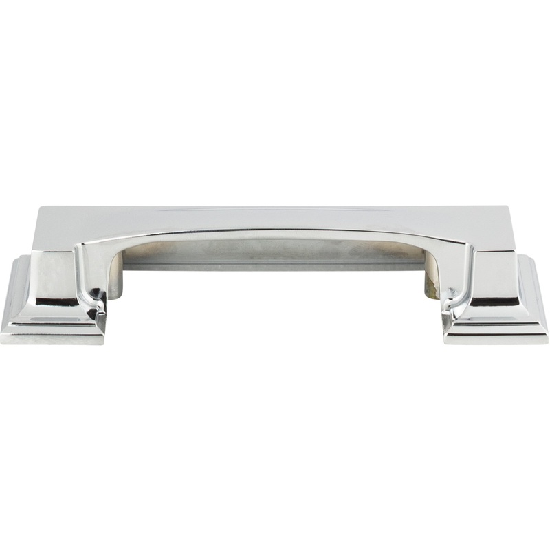 Atlas Homewares Sutton Place Cup Pull 3 Inch (c-c) Polished Chrome