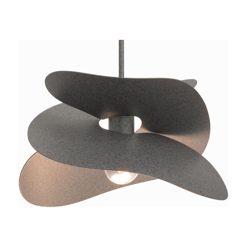 Hibiscus Small Pendant Natural Iron