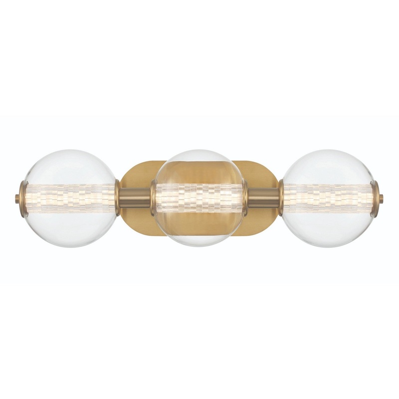 LED Wall Mount from the Atomo Collection in Gold Finish by Eurofase