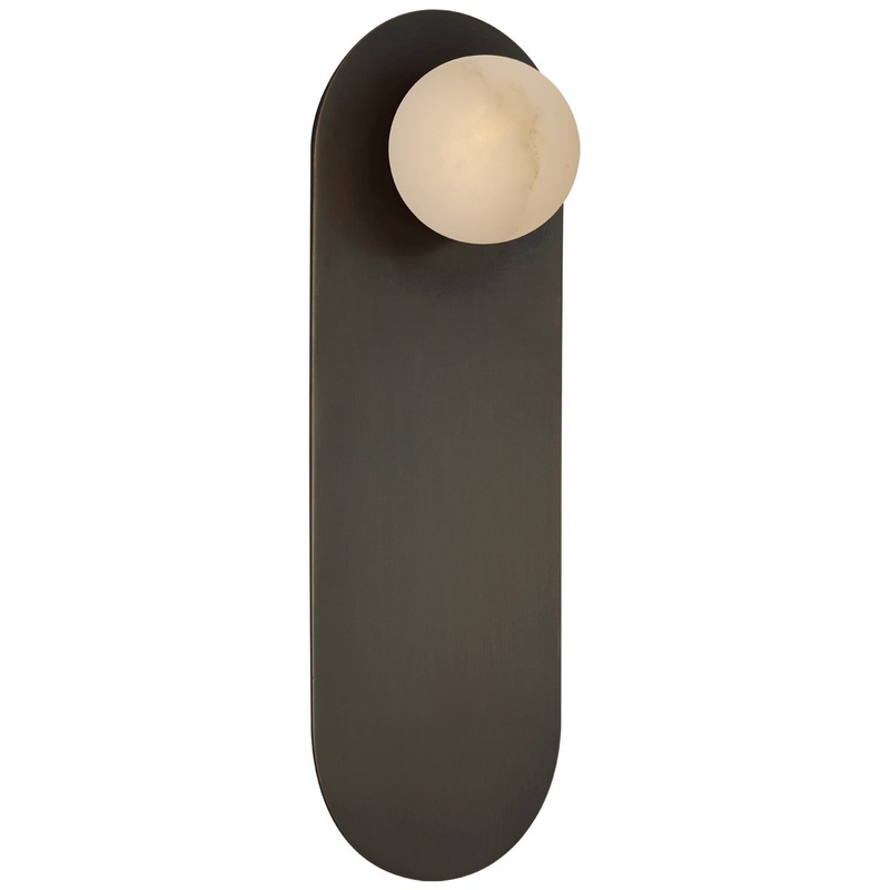 LED Wall Sconce from the Pertica Collection in Mirrored Bronze Finish by Visual Comfort Signature
