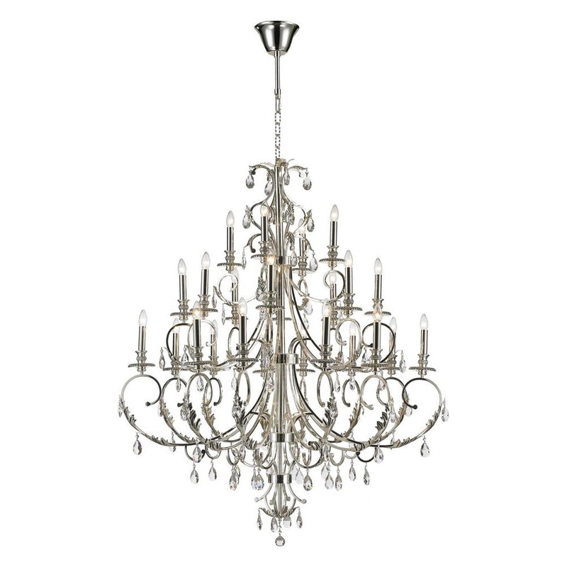 Magnolia 24-Light Chandelier Chrome