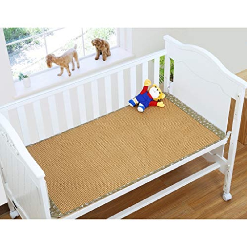 MBY Materassino in bamb, Bambino Neonato Bambini Letto della Scuola Materna Malacca Sedili, Nessun Odore Liscio No Burr Raffreddare Senza Ghiaccio (Color : One-Piece, Size : 70140cm)