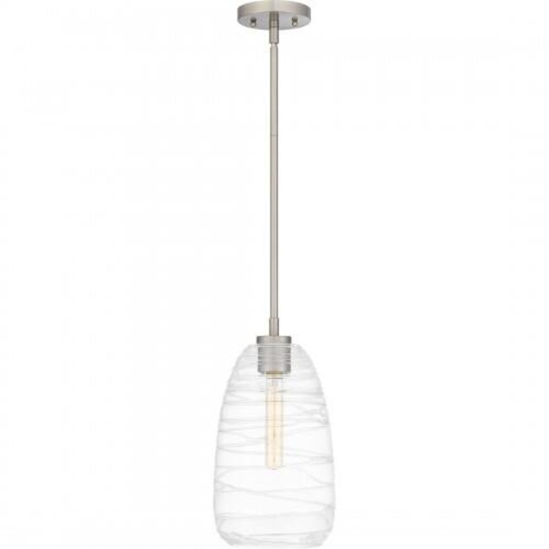 Quoizel QPP6165BN Quoizel Piccolo Pendant Mini pendant 1 light brushed nickel Mini Pendant