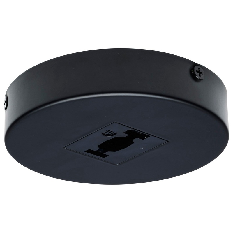 Single Monopoint Adapter in Black Finish by Nuvo Lighting