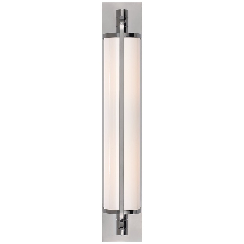 Two Light Wall Sconce from the Keeley Collection in Chrome Finish by Visual Comfort Signature