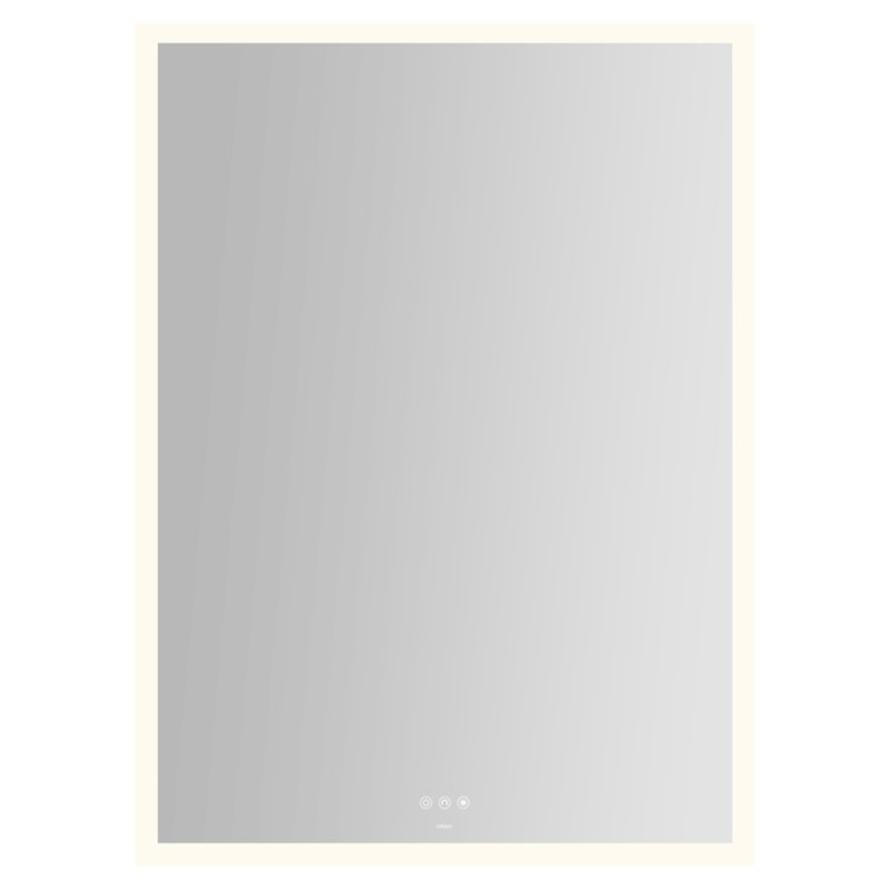 Bathroom Mirror Instinct with Perimeter Lighting Rectangular 36 x 48 Inch Wall Mount