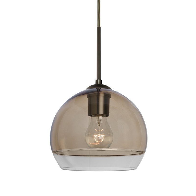Besa 1JT-ALLY8SM-BR Ally One Light Pendant Bronze