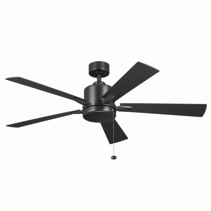 Kichler 330242SBK 52″ Ceiling Fan, Satin Black