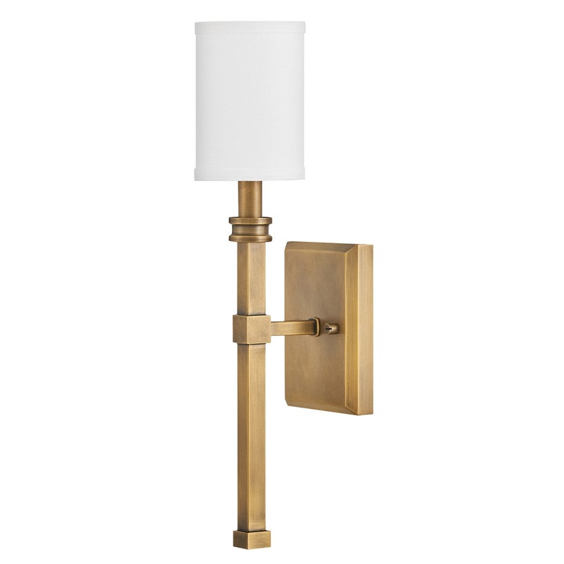 LED Wall Sconce from the Moore Collection in Heritage Brass Finish by Hinkley