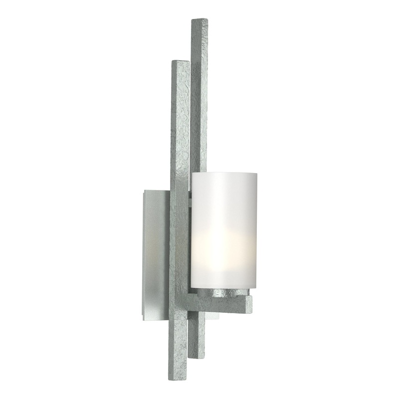 Ondrian 1-Light Sconce Vintage Platinum Left