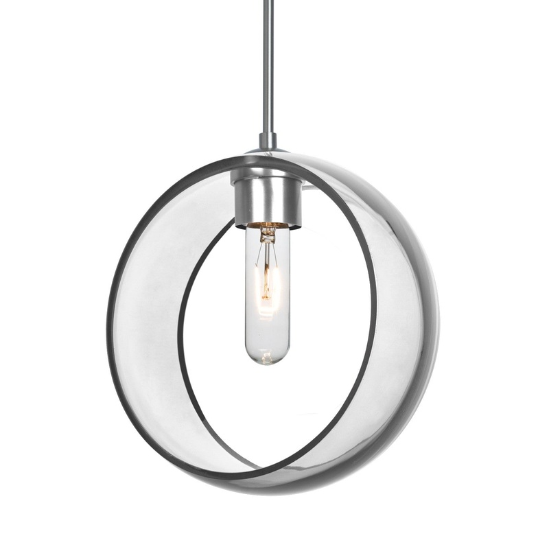 Besa 1JC-MANACL-SN-NI Besa Mana Pendant One Light Pendant Satin Nickel