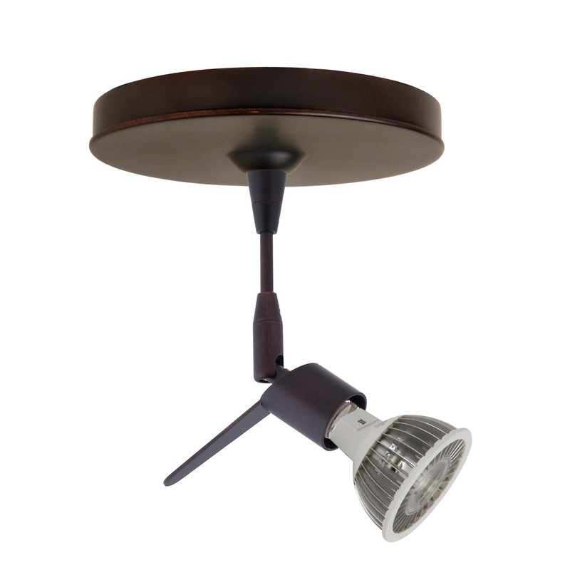 Besa 1SP-QF3-LED-BR Tipster One Light Spotlight Bronze (Discontinued)