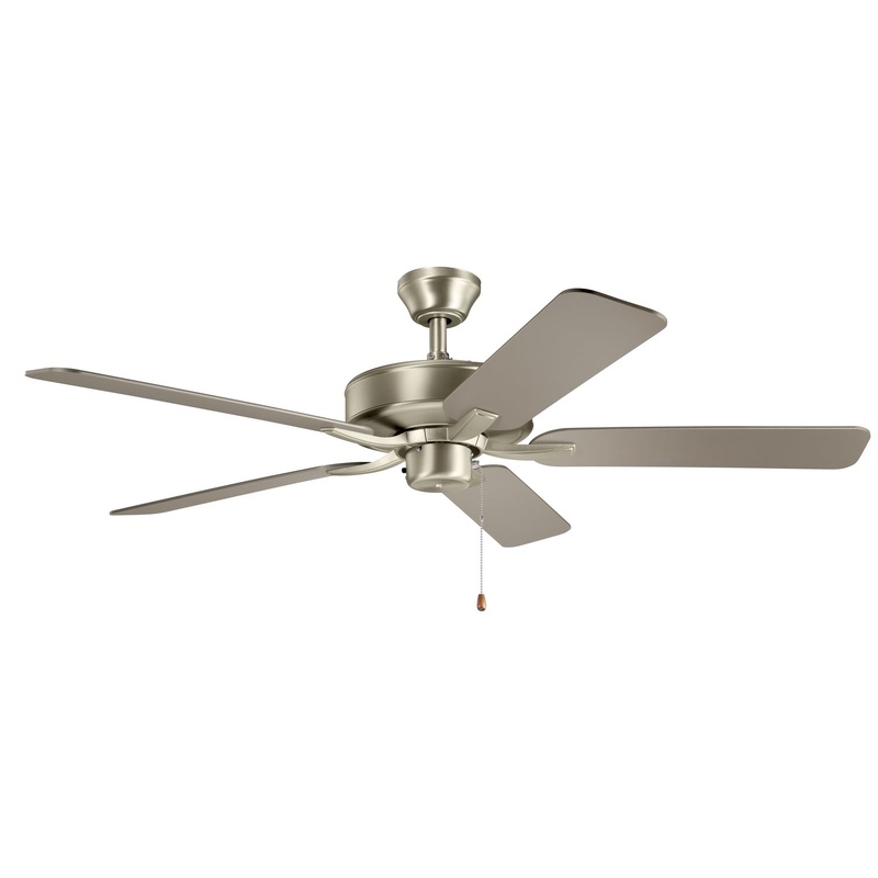 Kichler 330018NI 52″ Ceiling Fan, Brushed Nickel