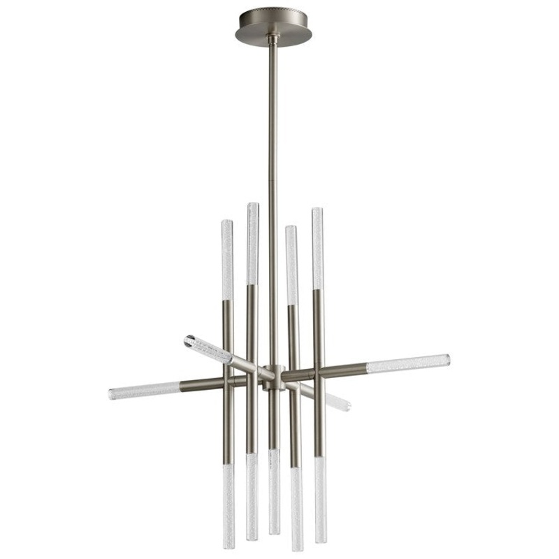 Moxy Thirteen-Light LED Chandelier – Satin Nickel