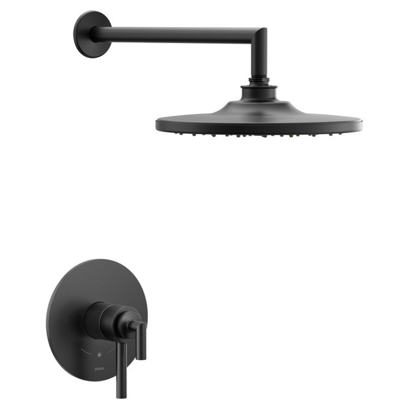 Shower Trim Arris M-Core 4-Series 2 Lever Matte Black WaterSense ADA 1.75 Gallons per Minute