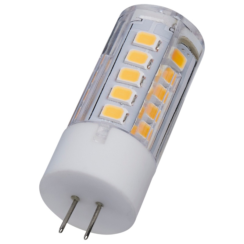 3 Watt Mini LED – G4 Base – 3000K – Clear Finish – 12 Volt Light Bulb by Satco