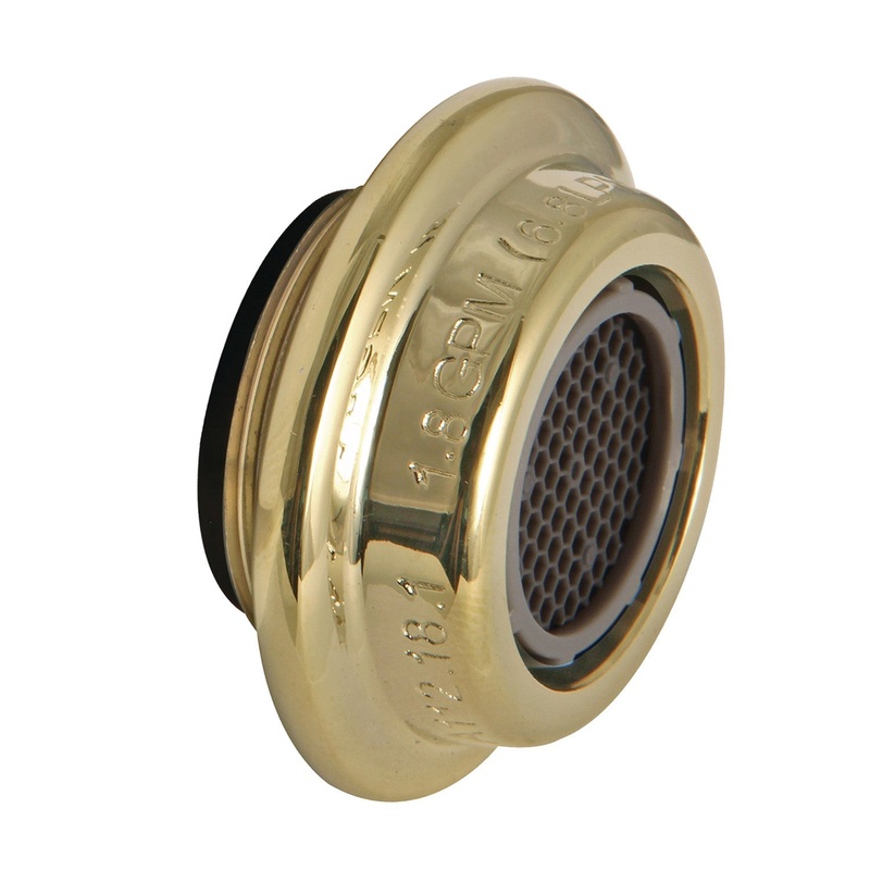 Cal Green Z18KSSA7122 1.8 GPM Male Aerator, Polished Brass