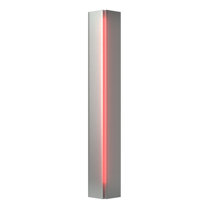 Gallery Small Sconce Vintage Platinum Red Glass (RR)
