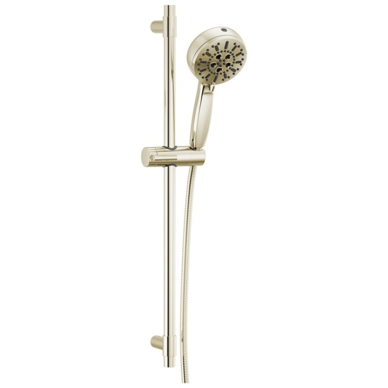 Handshower Universal Showering Lumicoat Polished Nickel 7 Setting WaterSense 1.75 Gallons per Minute