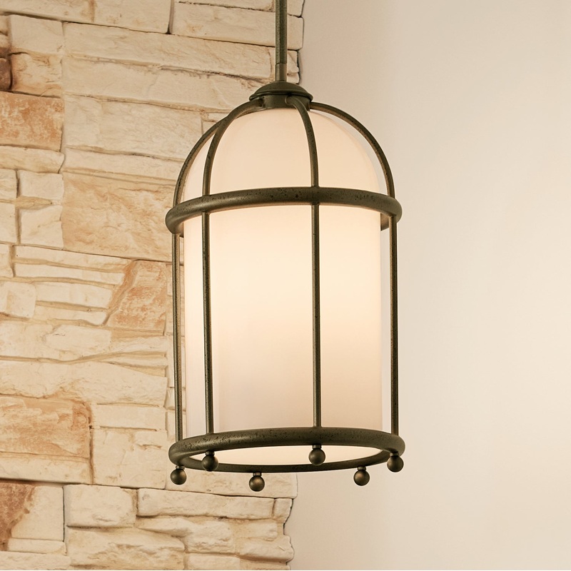 Kichler 52464CHZ One Light Pendant, Character Bronze