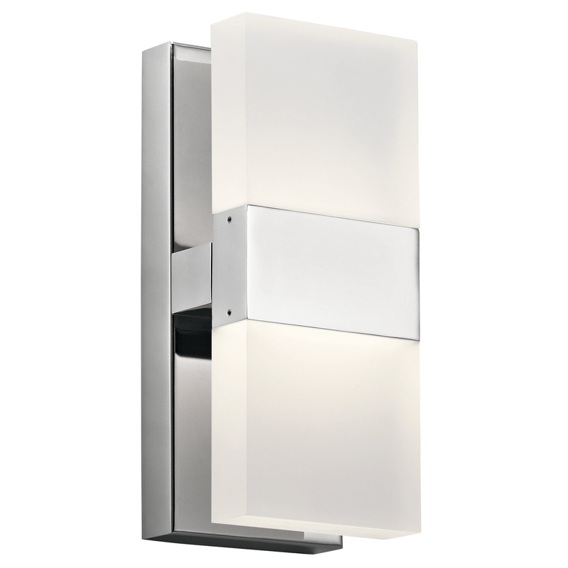 LED Wall Sconce from the Haiden Collection in Chrome Finish by Kichler