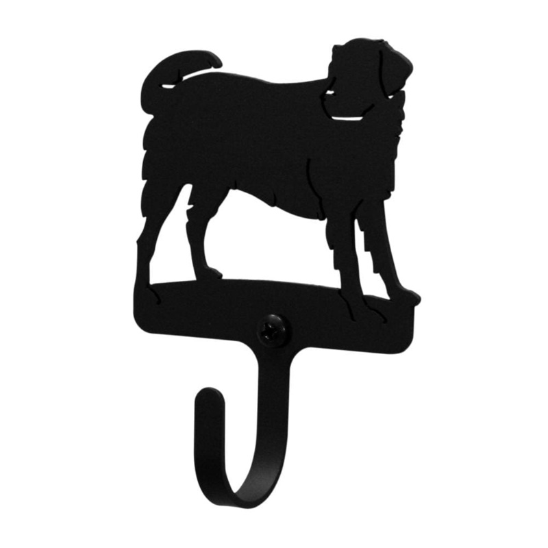 Village Wrought Iron WH-105-S Dog Wall Hook Small