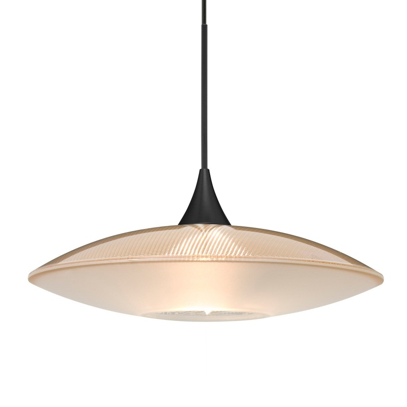 Besa 1XC-6294GD-BK Besa Spazio Pendant One Light Pendant Black