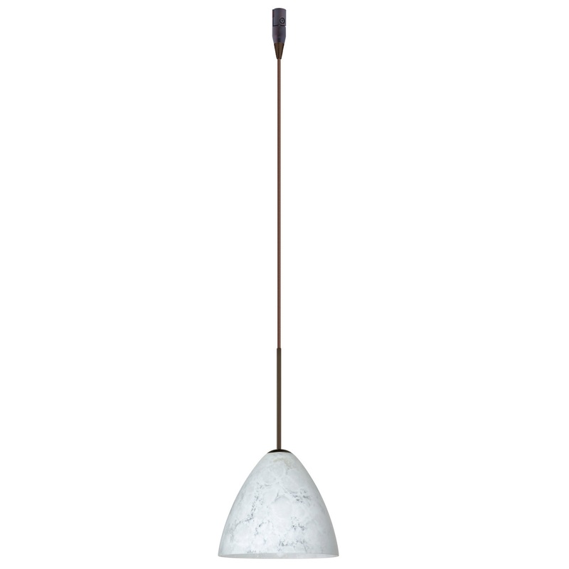Besa RXP-177919-BR Mia One Light Pendant Bronze