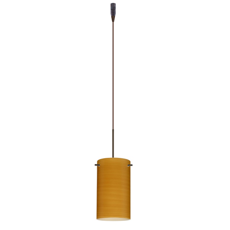 Besa RXP-4404OK-BR Stilo One Light Pendant Bronze