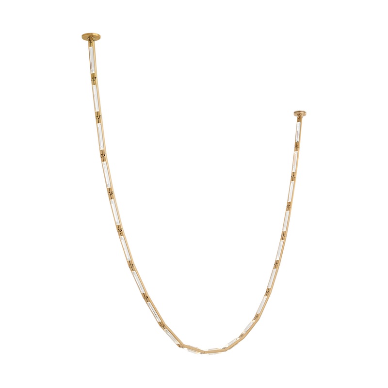 Catena 103 Chandelier Hand Rubbed Antique Brass 3000K Remote