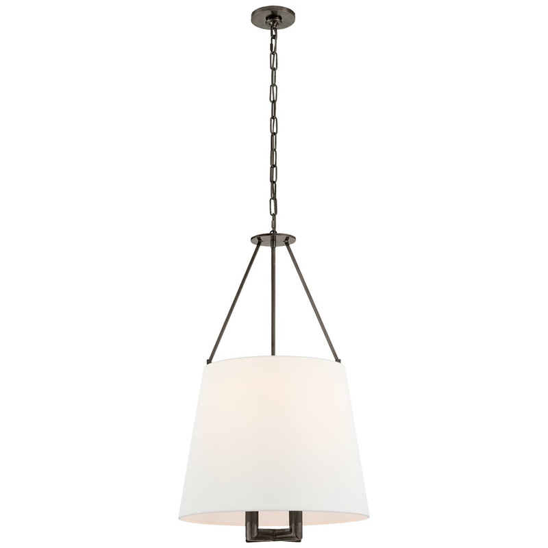 Four Light Hanging Lantern from the Dalston Collection in Bronze Finish by Visual Comfort Signature