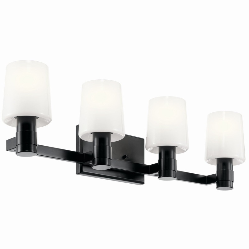 Four Light Vanity from the Adani Collection in Black Finish by Kichler