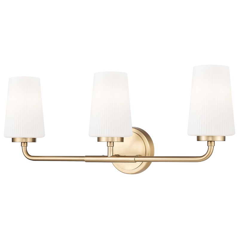 Montford 3-Light Vanity Modern Gold