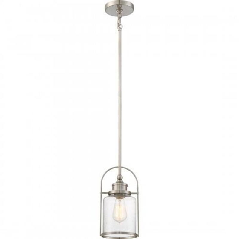 Quoizel QPP2781BN Payson Mini pendant brushed nickel  6.5″d Mini Pendant