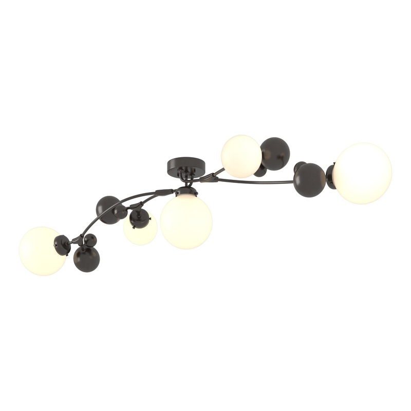Sprig Semi-Flush Oil Rubbed Bronze Opal Glass (GG)