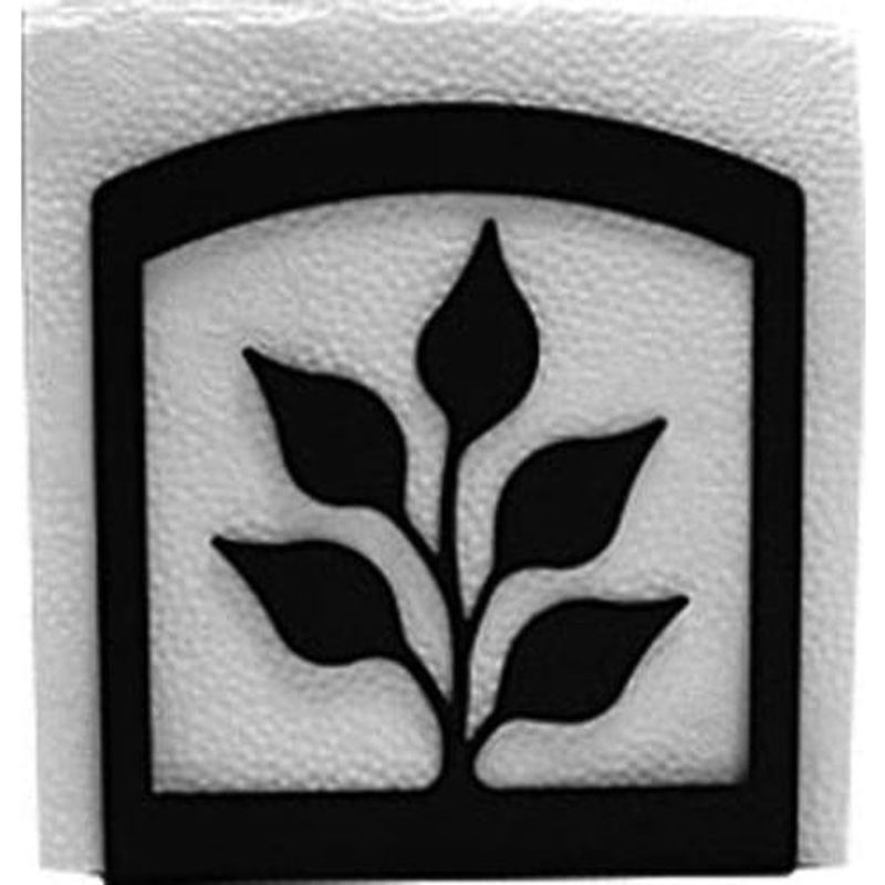 Village Wrought Iron NH-76 Leaf Napkin Holder