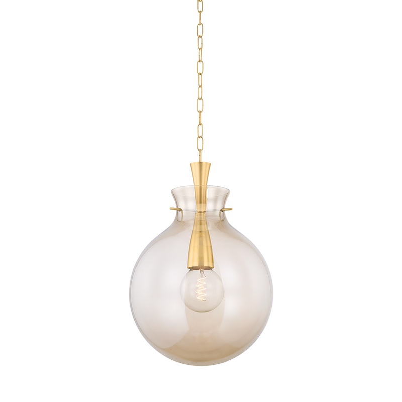 Benita Pendant Aged Brass