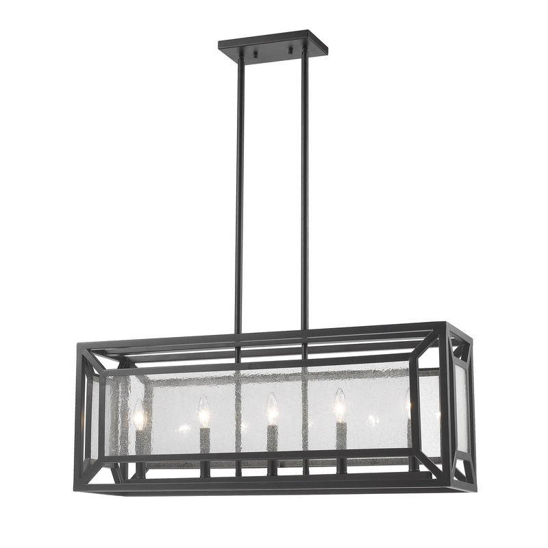 Five Light Pendant from the Braum Collection in Bronze Finish by Z-Lite
