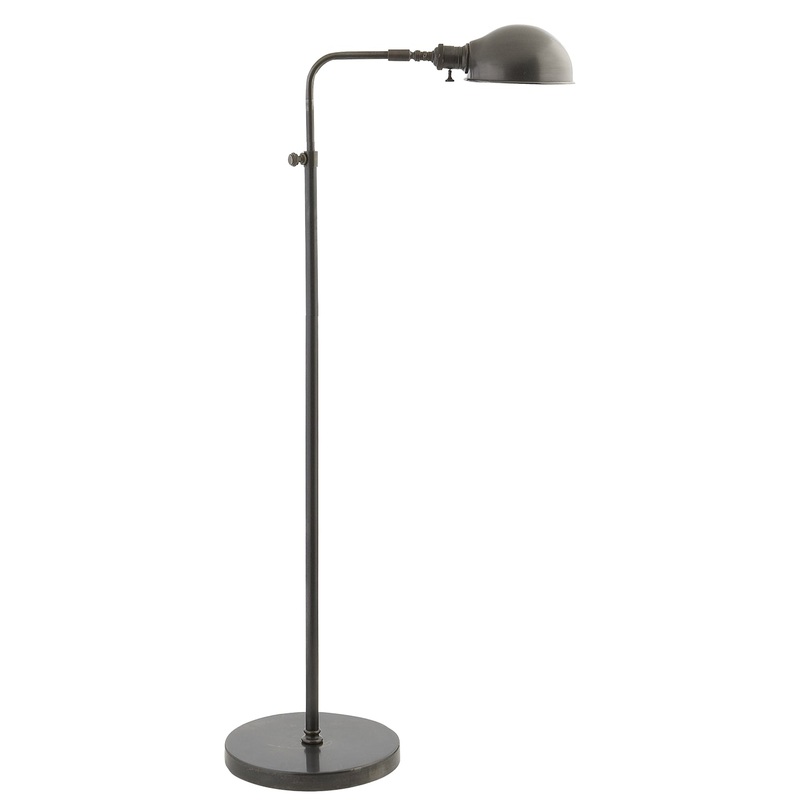 One Light Floor Lamp from the Old Pharmacy Collection in Bronze Finish by Visual Comfort Signature