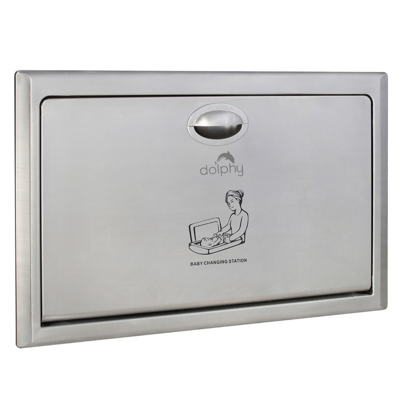 Recessed  Baby Change Station – Stainless Steel