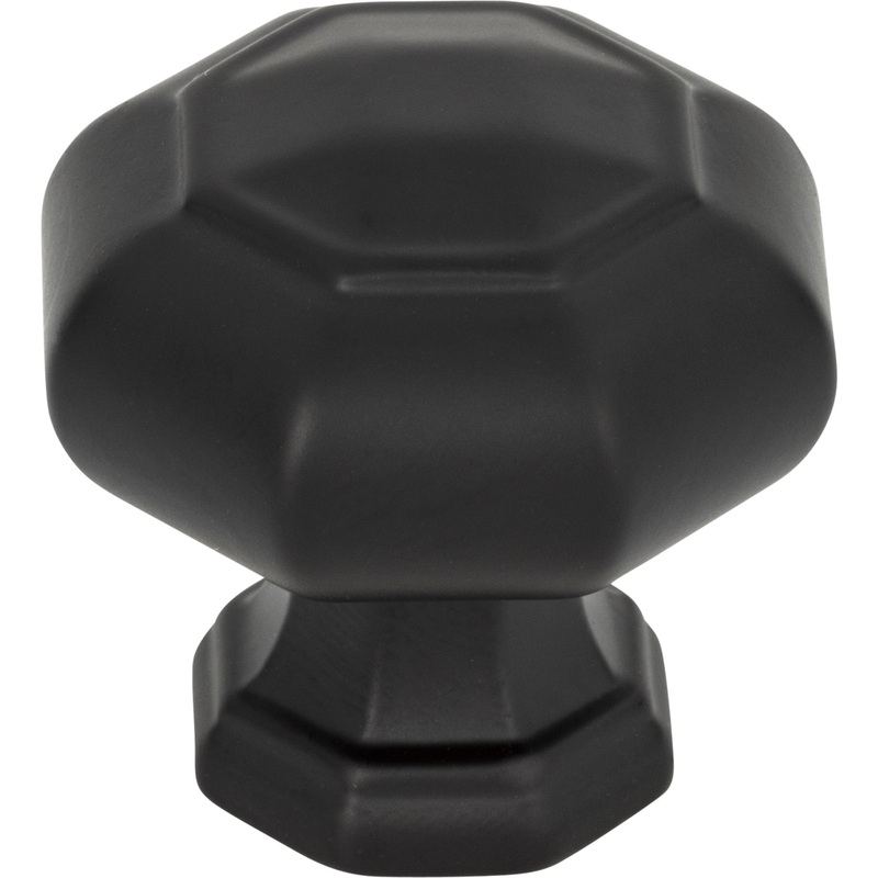 Atlas Homewares Elizabeth Knob 1 1/4 inch Matte Black