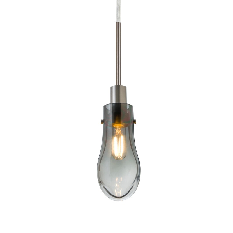 Besa 1JC-WISHSM-SN Wish One Light Pendant Satin Nickel