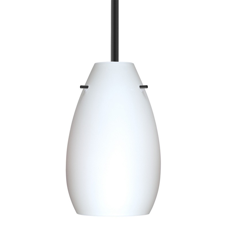 Besa 1TT-412607-BK Besa Pera 9 Stem Pendant One Light Pendant Black
