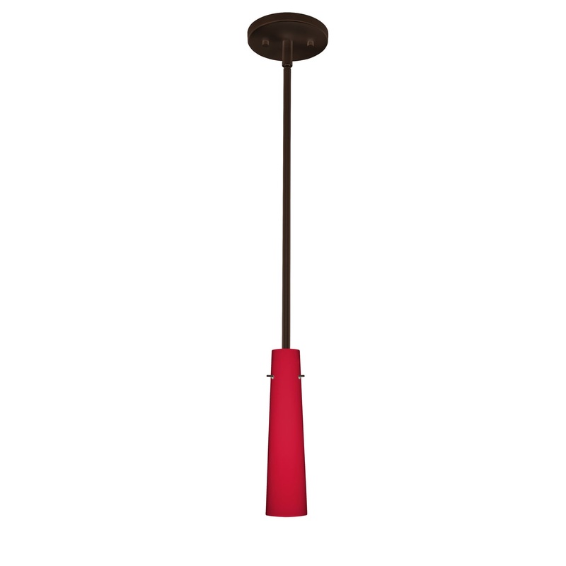 Besa 1TT-5674RM-BR Camino One Light Pendant Bronze