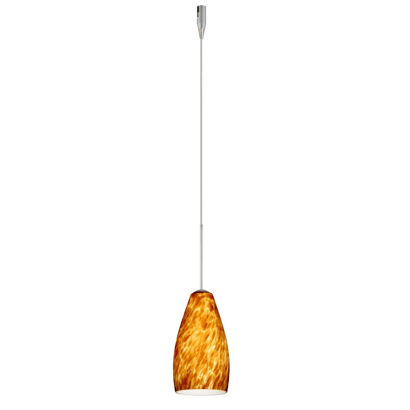 Besa RXP-719818-SN Karli One Light Pendant Satin Nickel