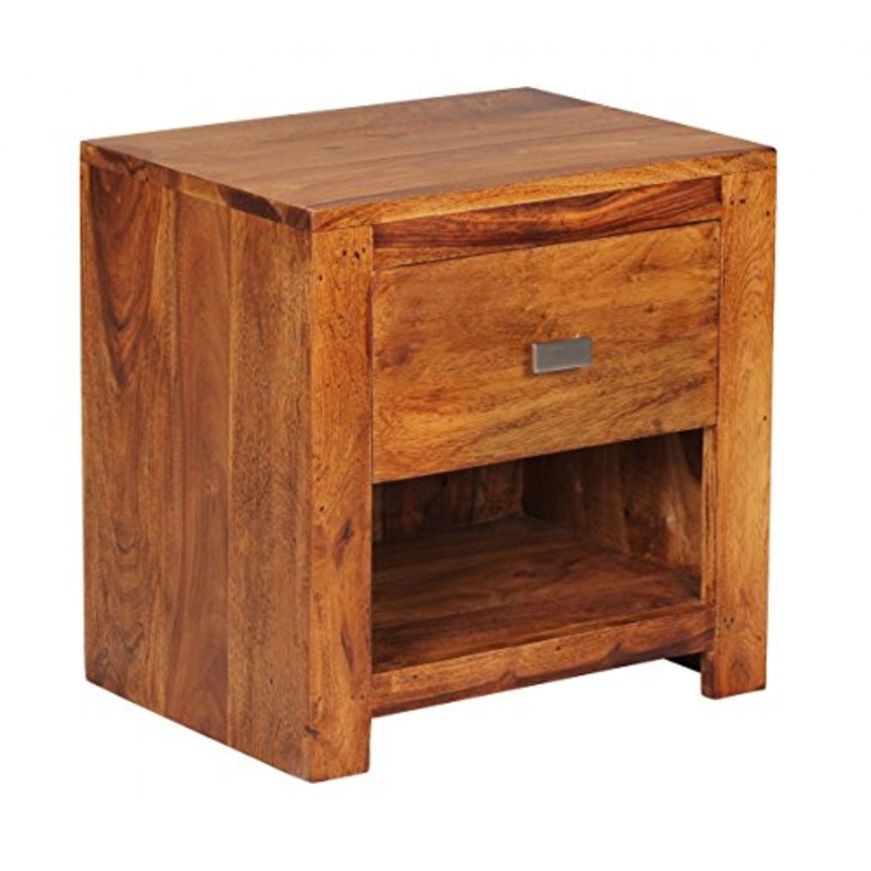 KADIMA DESIGN comodino in legno massello cassetto classificatore Comodino Nako