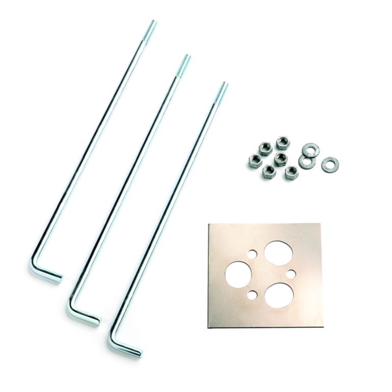 Kichler 15671ST Bollard Mount Kit, Steel